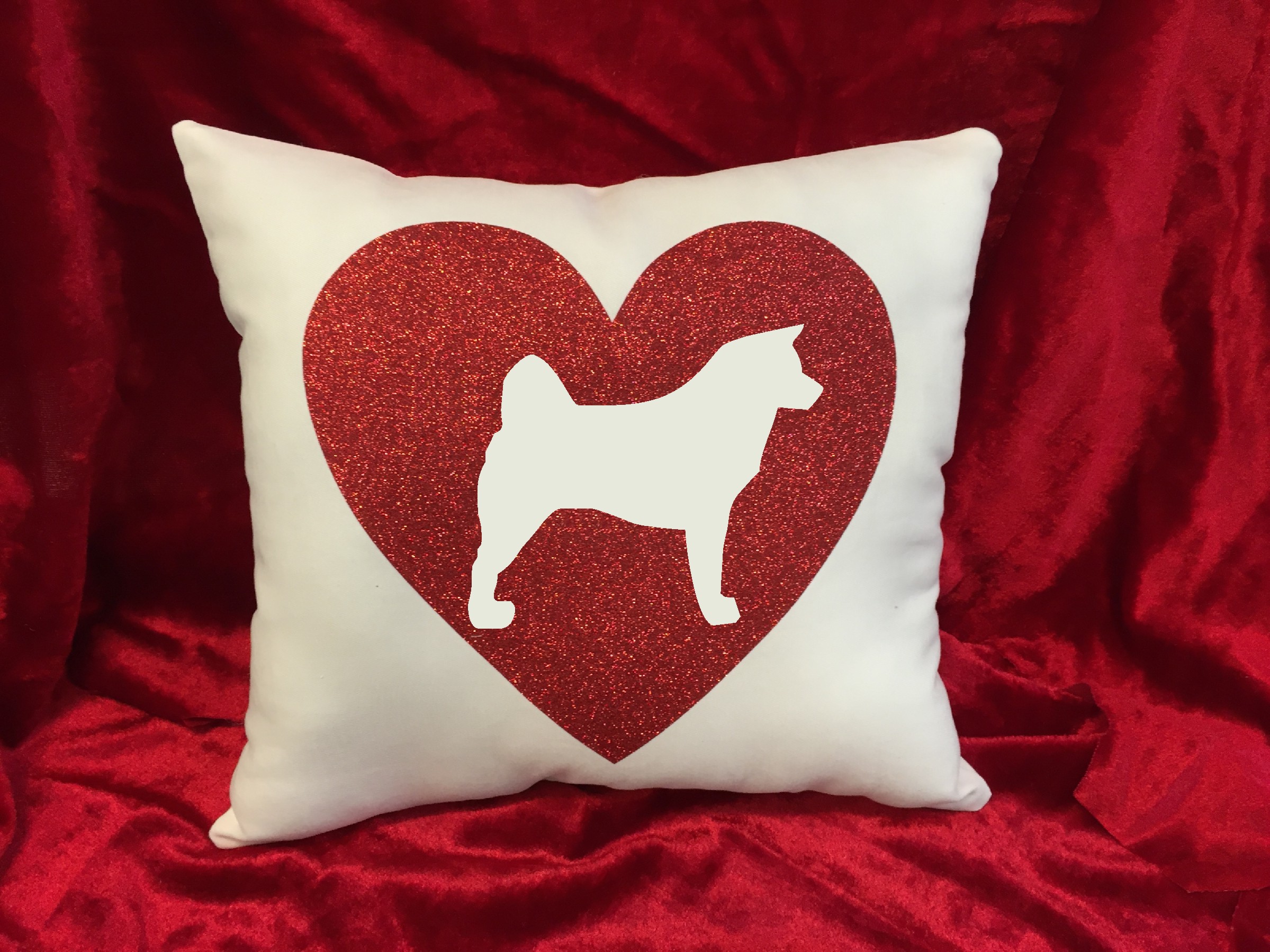 Dogs - Throw Pillow - Akita